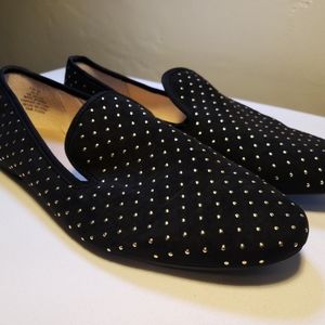 H&M studded black loafers